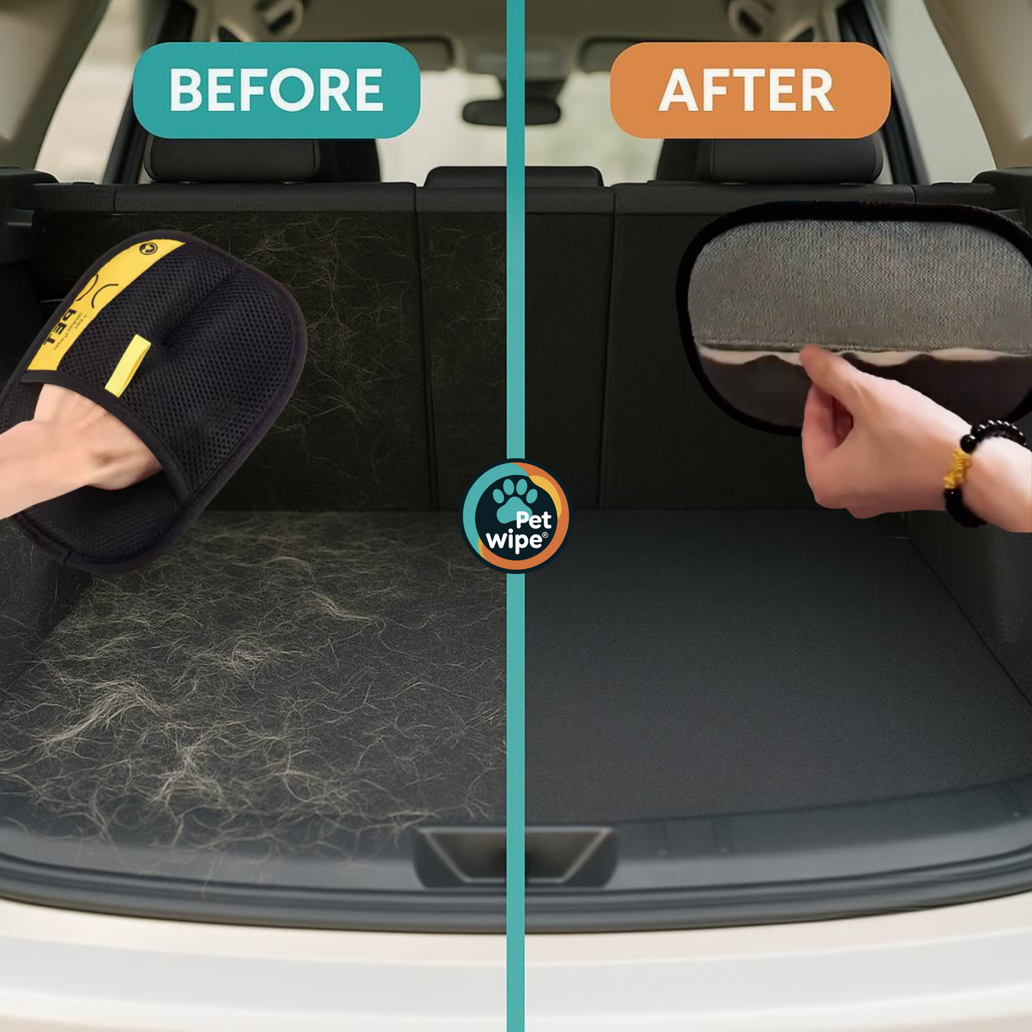 Pet Wipe® - Reusable Pet Hair Removal Glove